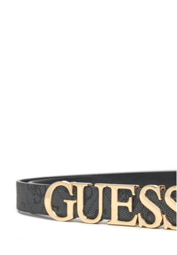 Guess Pasek Damski BW9204 P5120 Czarny. Kolor: czarny. Materiał: skóra