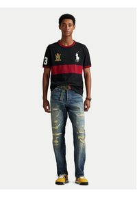 Polo Ralph Lauren T-Shirt 710P00093003 Czarny Regular Fit. Typ kołnierza: polo. Kolor: czarny. Materiał: bawełna #3
