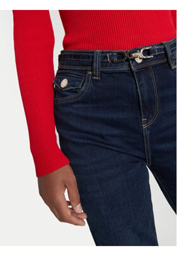 Morgan Jeansy 242-PELOU Niebieski Flare Fit. Kolor: niebieski