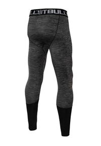 PITBULL - Legginsy dla dorosłych sportowe techniczne Performance Pro plus Small Logo. Kolor: wielokolorowy, czarny, szary