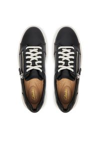 Clarks Sneakersy Hollyrose Zip 26185913 Czarny. Kolor: czarny. Materiał: skóra #4