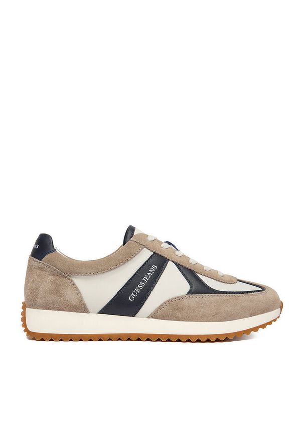 Sneakersy Guess Jeans. Kolor: beżowy