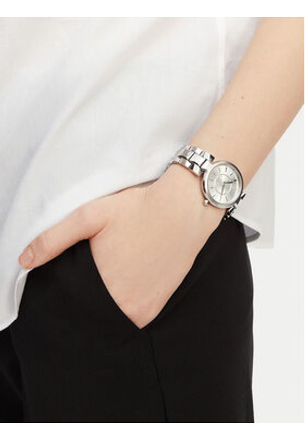 Armani Exchange Zegarek Audelle AX4405 Srebrny. Kolor: srebrny
