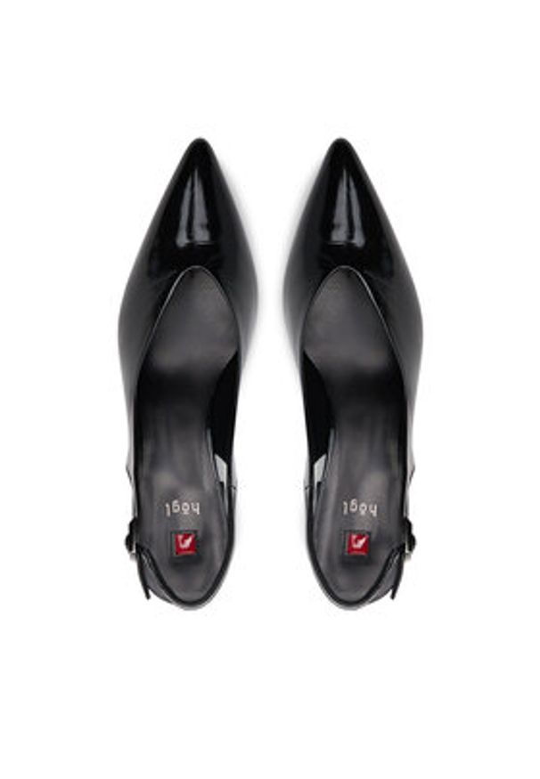 HÖGL Czółenka Calla 9-104606 Czarny. Kolor: czarny. Materiał: skóra