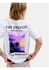 Jack & Jones T-Shirt City Photoprint 12288353 Biały Regular Fit. Kolor: biały. Materiał: bawełna #5