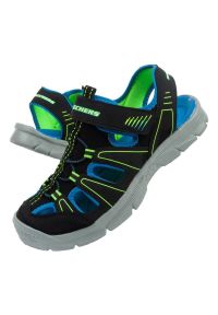 skechers - Sandały Skechers 406520L/BBLM czarne. Zapięcie: rzepy. Kolor: czarny. Materiał: materiał, syntetyk