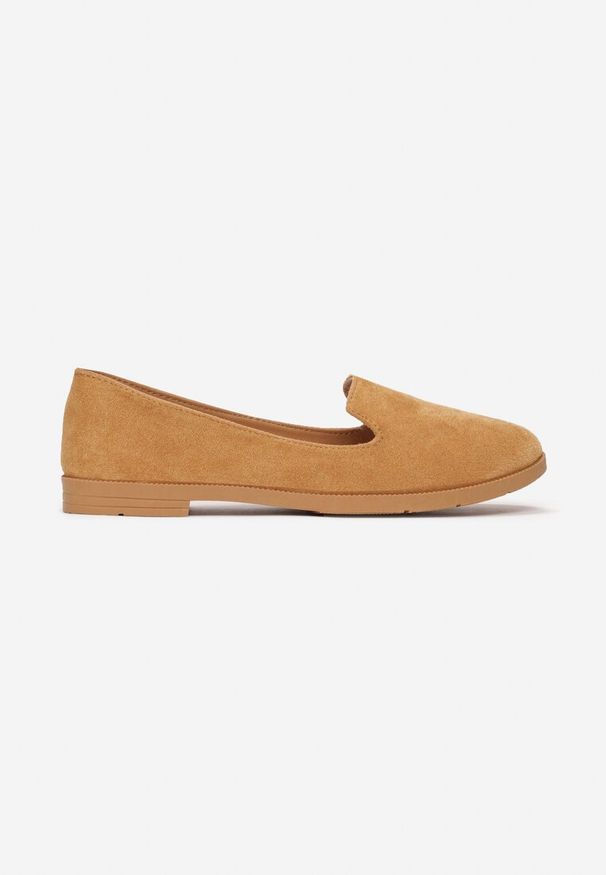 Renee - Brązowe Balerinki Typu Loafersy Daphikaia. Okazja: na spacer. Nosek buta: okrągły. Zapięcie: bez zapięcia. Kolor: brązowy. Szerokość cholewki: normalna. Wzór: gładki, jednolity. Wysokość cholewki: przed kostkę. Sezon: lato. Obcas: na płaskiej podeszwie. Styl: elegancki