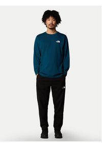 The North Face Longsleeve Simple Dome NF0A87QN Granatowy Regular Fit. Kolor: niebieski. Materiał: bawełna, syntetyk. Długość rękawa: długi rękaw #5