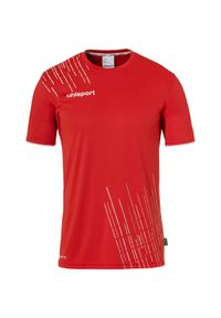 UHLSPORT - Zestaw koszulka i spodenki Uhlsport Score 26. Kolor: czerwony, czarny, biały, wielokolorowy. Materiał: dresówka. Sport: piłka nożna