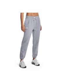 Spodnie treningowe damskie Under Armour Essential Fleece Joggers. Kolor: szary
