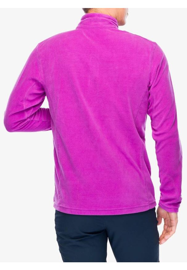 columbia - Bluza polarowa męska Columbia Klamath Range II Half Zip. Kolor: fioletowy. Materiał: polar