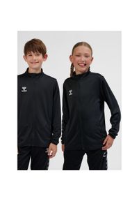 Dziecięca bluza dresowa Hummel Essential. Kolor: czarny. Materiał: dresówka. Sport: joga i pilates #1