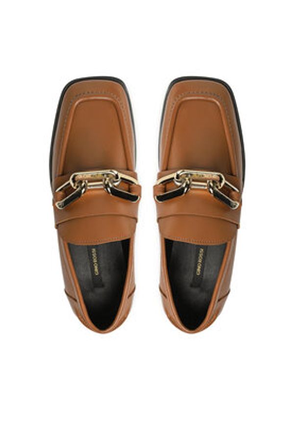 Gino Rossi Loafersy 82300 Brązowy. Kolor: brązowy. Materiał: skóra