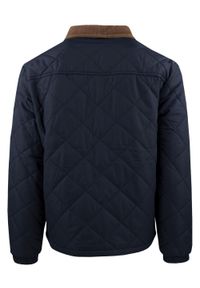 Przejściowa (Delikatnie Ocieplona) Kurtka Pikowana - Brave Soul - Granatowa. Kolor: niebieski. Materiał: tkanina, poliester. Sezon: wiosna, zima, jesień #4