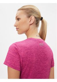 Under Armour T-Shirt Tech Ssv - Twist 1258568 Różowy Loose Fit. Kolor: różowy. Materiał: syntetyk #3