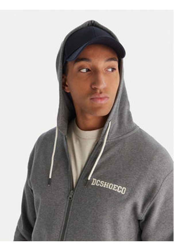 DC Shoes Bluza Baseline ADYFT03389 Szary Regular Fit. Kolor: szary. Materiał: bawełna