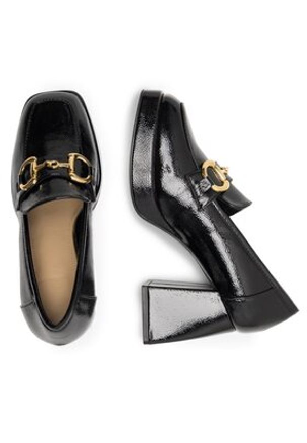 Jenny Fairy Półbuty LARRI WFA2547-1 Czarny. Kolor: czarny. Materiał: skóra