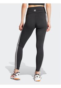 Adidas - adidas Legginsy 3-Stripes IP2968 Czarny Slim Fit. Kolor: czarny. Materiał: bawełna