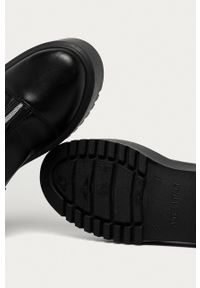 Altercore - Botki CANNA. Nosek buta: okrągły. Kolor: czarny. Materiał: guma. Obcas: na platformie #3