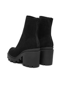 DeeZee Botki ZB362-2 Czarny. Kolor: czarny. Materiał: materiał #5