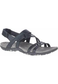 Buty do chodzenia damskie Merrell Sandspur Rose Convert. Zapięcie: rzepy. Kolor: czarny, wielokolorowy. Materiał: skóra, syntetyk, tkanina, materiał. Sport: turystyka piesza