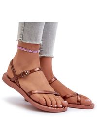 Damskie Sandały 82842 Ipanema Fashion Sandal Viii Fem Różowo-Brązowe różowe. Okazja: na co dzień. Zapięcie: pasek. Kolor: różowy. Materiał: guma. Styl: casual #4