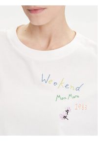 Weekend Max Mara T-Shirt Acline 2525976051 Biały Regular Fit. Kolor: biały. Materiał: bawełna #4