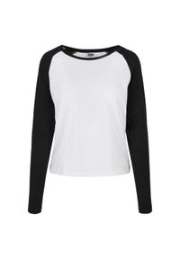 Damska koszulka z długim rękawem Urban Classics contrast raglan (GT). Kolor: czarny, biały, wielokolorowy. Długość rękawa: długi rękaw. Długość: długie #1