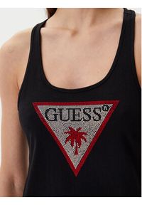 Guess Sukienka letnia E5GP01 I3Z14 Czarny Regular Fit. Kolor: czarny. Materiał: bawełna. Sezon: lato #4