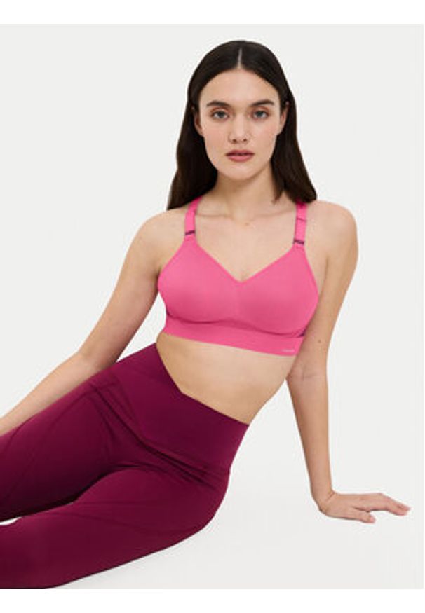 Triumph Biustonosz sportowy Triaction Hybrid Lite 10162782 Różowy. Kolor: różowy. Materiał: syntetyk