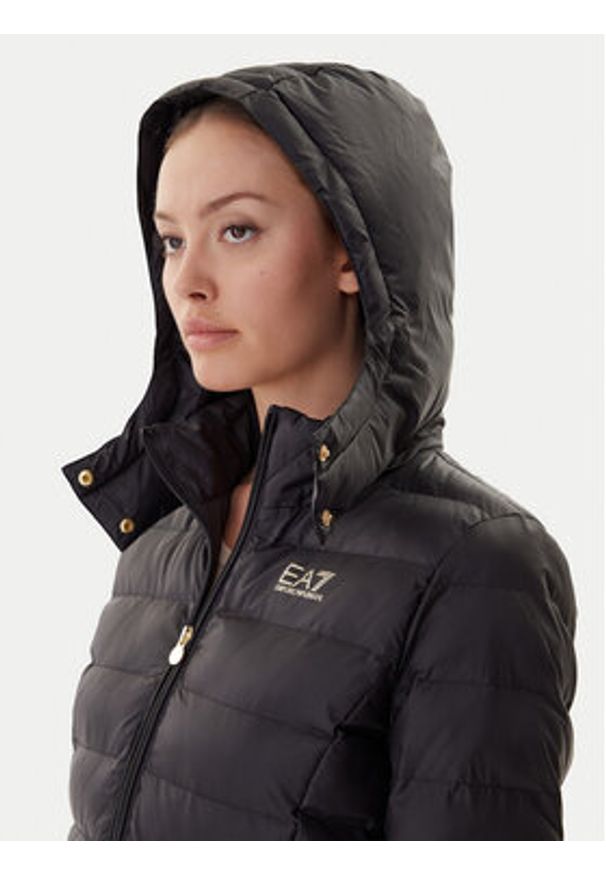 EA7 Emporio Armani Kurtka zimowa 7W000685 AF12475 UC001 Czarny Slim Fit. Kolor: czarny. Materiał: syntetyk. Sezon: zima