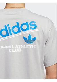 Adidas - adidas T-Shirt Athletic Club HI2971 Szary Regular Fit. Kolor: szary. Materiał: bawełna #6