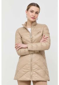 Patrizia Pepe kurtka puchowa damska kolor beżowy przejściowa. Kolor: beżowy. Materiał: puch #5