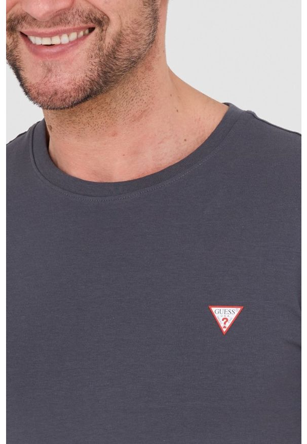 Guess - GUESS Grafitowy t-shirt Core Tee Str. Kolor: szary