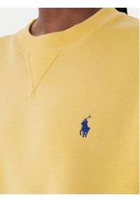 Polo Ralph Lauren Bluza 211971697504 Żółty Relaxed Fit. Typ kołnierza: polo. Kolor: żółty. Materiał: bawełna #4