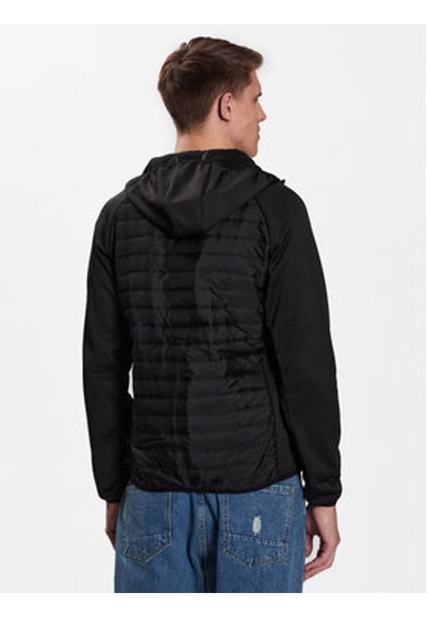 Brave Soul Kurtka bomber MJK-JONNY Czarny Regular Fit. Kolor: czarny. Materiał: syntetyk