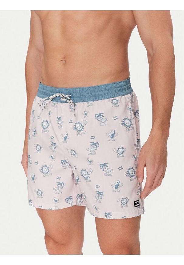 Billabong Szorty kąpielowe Vacay Lb EBYJV00144 Różowy Regular Fit. Kolor: różowy. Materiał: syntetyk