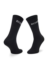 BOSS - Boss Zestaw 2 par wysokich skarpet dziecięcych J20341 Kolorowy. Materiał: materiał, bawełna. Wzór: kolorowy