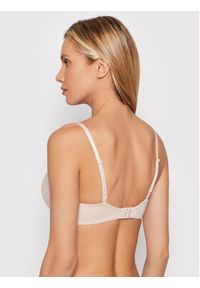 Calvin Klein Underwear Biustonosz bezfiszbinowy 000QF6017E Beżowy. Kolor: beżowy. Materiał: syntetyk