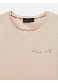Rage Age T-Shirt Monaco Beżowy Relaxed Fit. Kolor: beżowy. Materiał: syntetyk #6