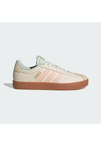 Adidas - Buty VL Court 3.0. Kolor: pomarańczowy, biały, zielony, wielokolorowy. Materiał: syntetyk. Sport: turystyka piesza