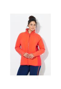 ULLA POPKEN - Damskie Kurtka funkcyjna stójka kaptur 2-kierunkowy zamek błyskawiczny. Typ kołnierza: kołnierzyk stójkowy. Kolekcja: plus size. Kolor: czerwony. Materiał: poliester, materiał #1