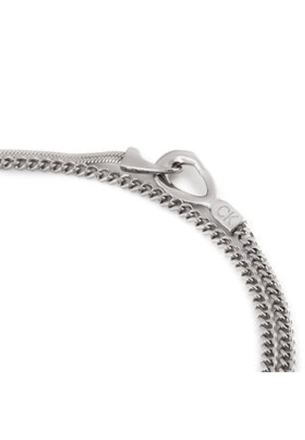 Calvin Klein Naszyjnik 35000592 Srebrny. Materiał: metalowe. Kolor: srebrny