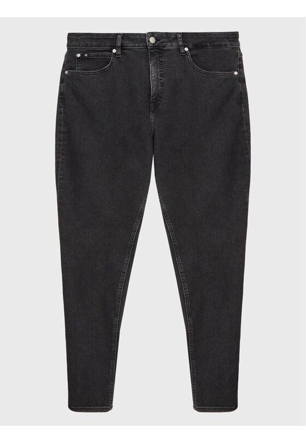Calvin Klein Jeans Jeansy J20J220586 Czarny Skinny Fit. Kolor: czarny
