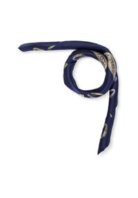 Wittchen - Damska apaszka jedwabna wzorzysta duża. Okazja: na spotkanie biznesowe, na co dzień. Kolor: niebieski, wielokolorowy, srebrny. Materiał: jedwab. Sezon: lato. Styl: casual, elegancki, biznesowy #3