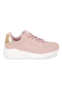 skechers - Buty do chodzenia dla dzieci Skechers Mve One Lite. Zapięcie: sznurówki. Kolor: różowy. Materiał: materiał, syntetyk, tkanina. Szerokość cholewki: normalna. Sport: turystyka piesza