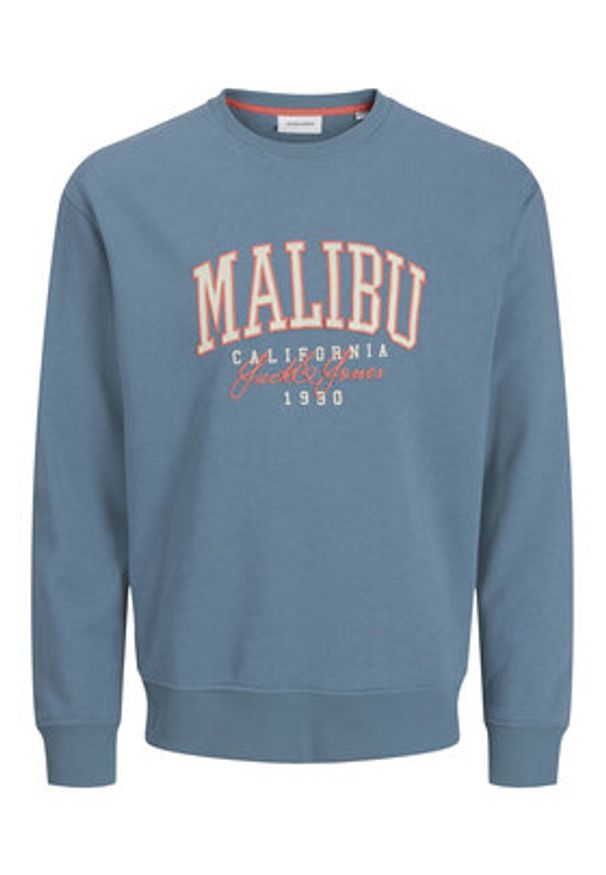 Jack & Jones Bluza Detroit 12268470 Niebieski Relaxed Fit. Kolor: niebieski. Materiał: syntetyk, bawełna