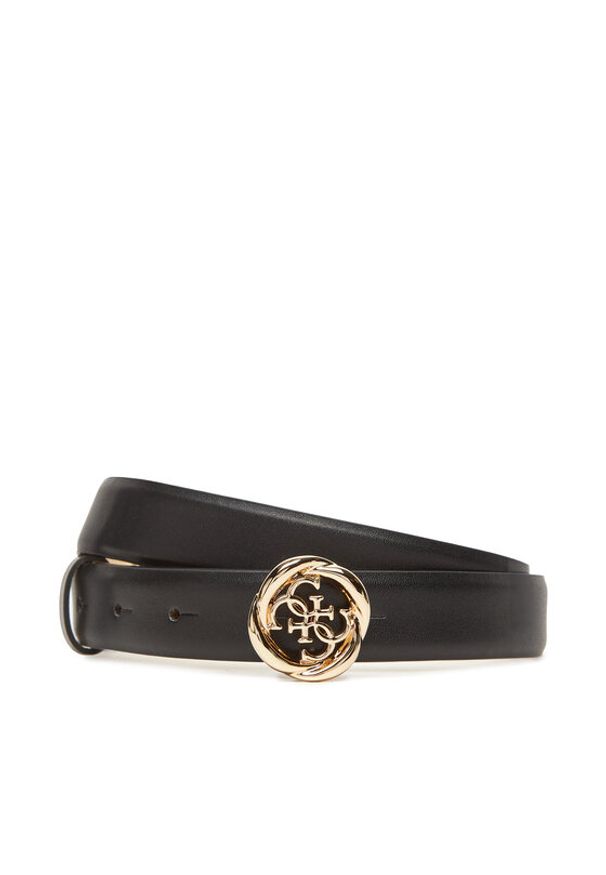Guess Pasek Damski BW9260 P5325 Czarny. Kolor: czarny. Materiał: skóra