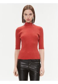 DKNY Sweter P3MSZBA9 Różowy Regular Fit. Kolor: różowy. Materiał: syntetyk