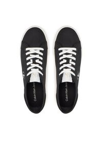 Calvin Klein Jeans Tenisówki Ess Vulc Low Mg Canvas YM0YM01209 Czarny. Kolor: czarny. Materiał: materiał